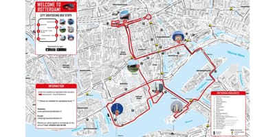 Карта Роттердама автобус 